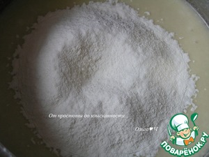 Кокосовый торт-безе с ананасами Кокосовый торт-безе с ананасами