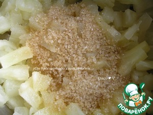 Кокосовый торт-безе с ананасами Кокосовый торт-безе с ананасами