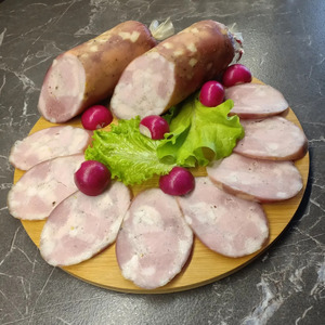 Колбаса рубленая из свинины и курицы Колбаса рубленая из свинины и курицы