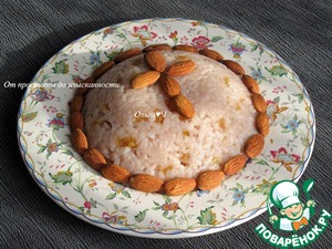 Коливо с клубничным джемом и миндалем Коливо с клубничным джемом и миндалем