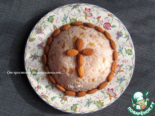 Коливо с клубничным джемом и миндалем Коливо с клубничным джемом и миндалем