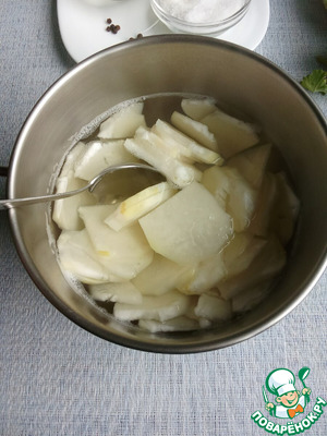 Кольраби маринованная