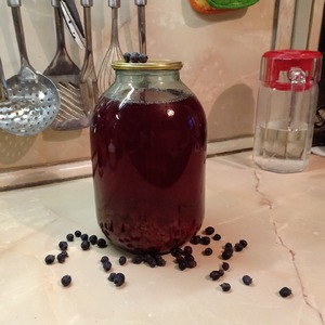 Компот из ирги и малины Компот из ирги и малины