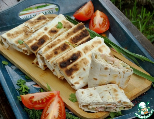 Конвертики из лаваша "инди-пикник"