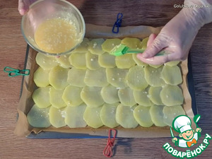 Котлетный фарш в картофельной чешуе Котлетный фарш в картофельной чешуе