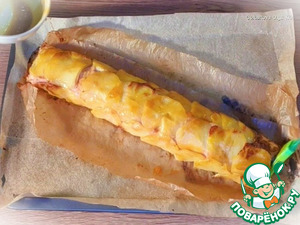 Котлетный фарш в картофельной чешуе Котлетный фарш в картофельной чешуе