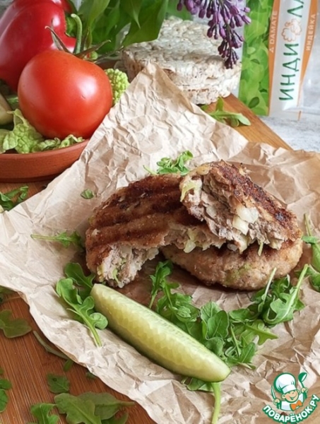 Котлеты-гриль с молодой капустой Котлеты-гриль с молодой капустой