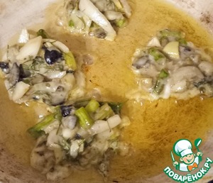 Котлеты из артишока, спаржи и маслин