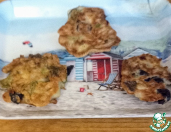 Котлеты из артишока, спаржи и маслин