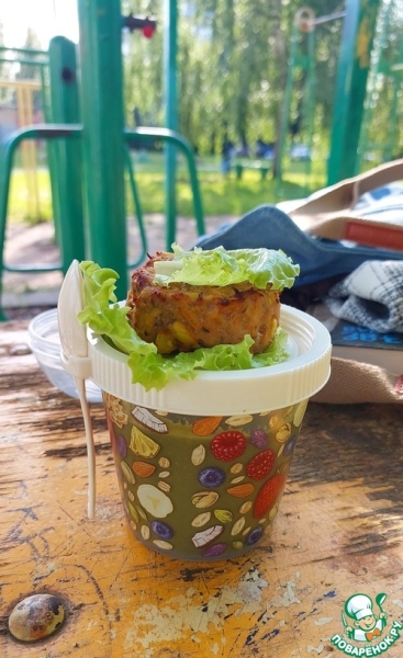 Котлеты из индейки в стиле "Спорт-шик"