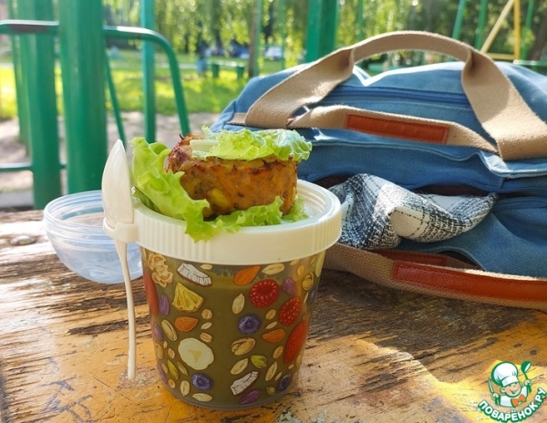 Котлеты из индейки в стиле "Спорт-шик"