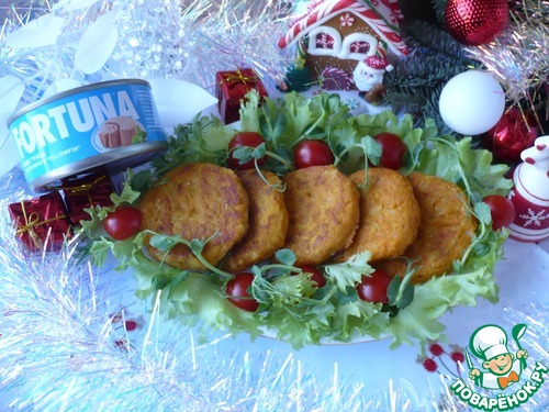 Котлеты из консервированного тунца "FORTUNA" Котлеты из консервированного тунца "FORTUNA"