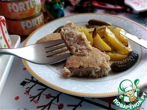 Котлеты из консервированного тунца в масле