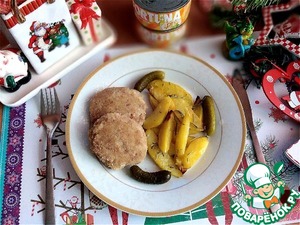 Котлеты из консервированного тунца в масле