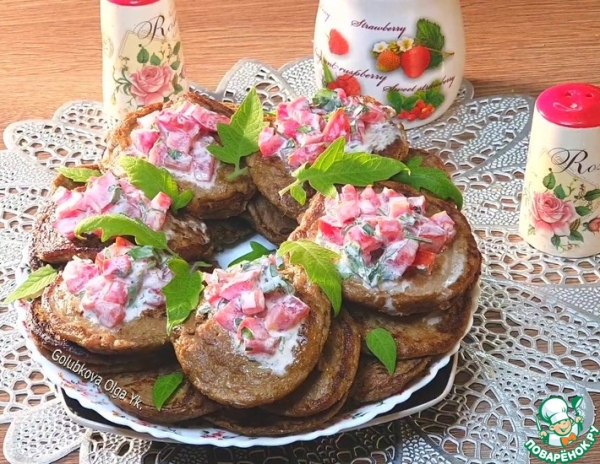Котлеты из куриной печени с припеком