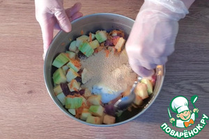 Котлеты из куриной печени с припеком