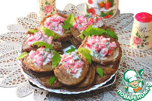 Котлеты из куриной печени с припеком
