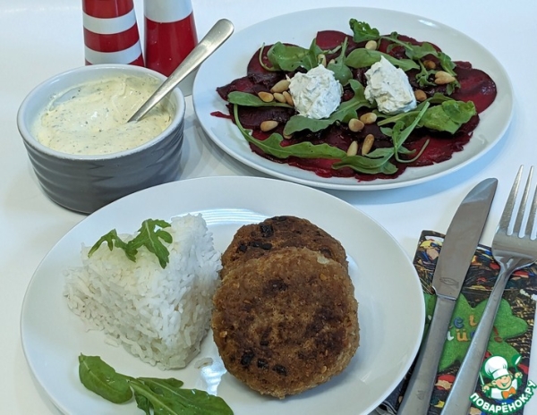 Котлеты из тунца и овсянки