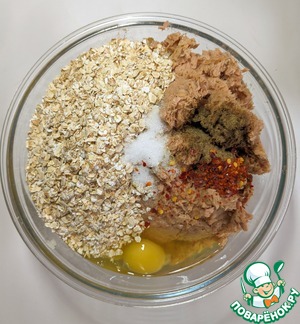 Котлеты из тунца и овсянки