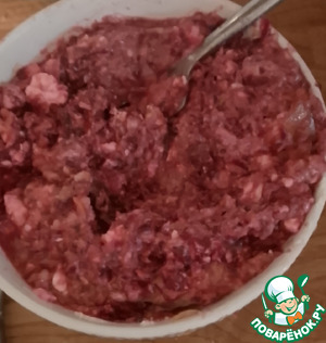 Котлеты с яблоком, свеклой и фета Котлеты с яблоком, свеклой и фета