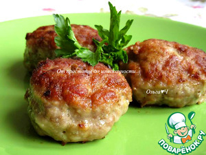 Котлеты с рыбным соусом Котлеты с рыбным соусом