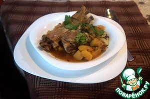 Козьи ребрышки с картошкой