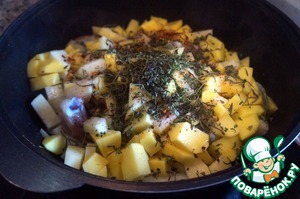 Козьи ребрышки с картошкой