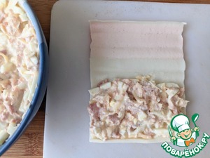Крабовые палочки, фаршированные тунцом и сыром Крабовые палочки, фаршированные тунцом и сыром