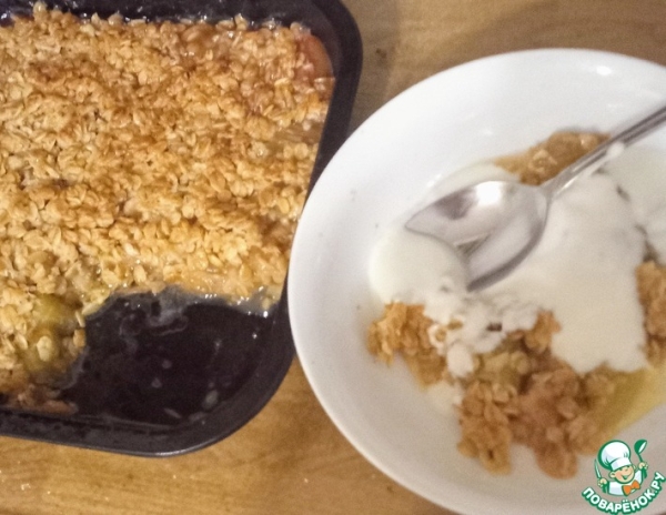 Крамбл из ревеня Крамбл из ревеня