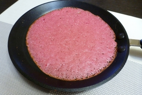 Красные заварные блинчики #пушкинкулинар