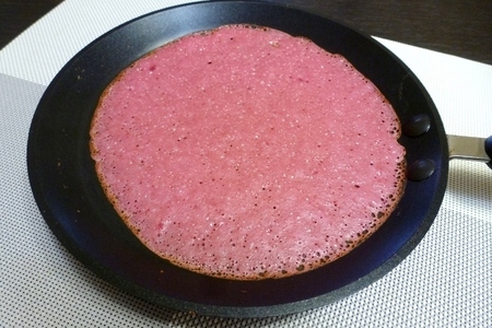 Красные заварные блинчики #пушкинкулинар