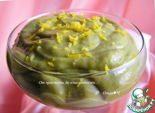 Крем-десерт "Авокадо и хурма" Крем-десерт "Авокадо и хурма"