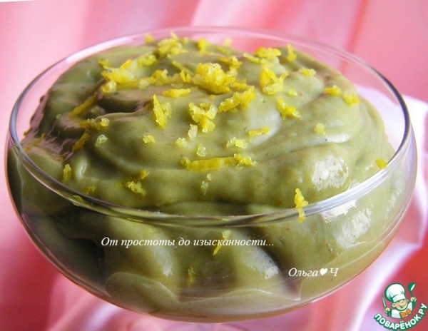 Крем-десерт "Авокадо и хурма" Крем-десерт "Авокадо и хурма"