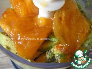 Крем-десерт "Авокадо и хурма" Крем-десерт "Авокадо и хурма"