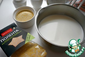 Крем-суп из поленты с креветками Крем-суп из поленты с креветками