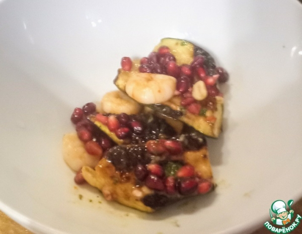 Креветки и цуккини с лимоном Креветки и цуккини с лимоном