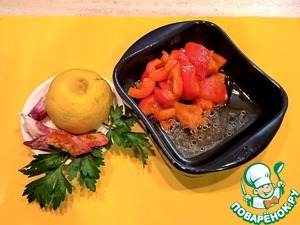 Креветки с перечным соусом