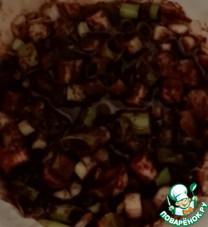 Креветки с зелёным луком "Ода Ямайке"