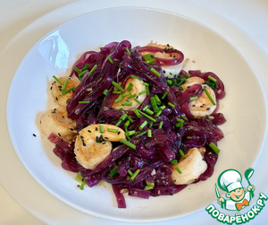 Креветки со стеклянной лапшой по-азиатски Креветки со стеклянной лапшой по-азиатски