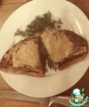 Крок-месье с луком-пореем Крок-месье с луком-пореем