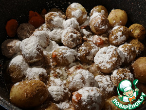 Крошка-картошка с фрикадельками Крошка-картошка с фрикадельками
