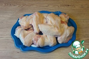 Крылышки, маринованные в остром кетчупе