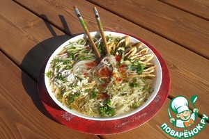 Кукси-корейский холодный суп Кукси-корейский холодный суп