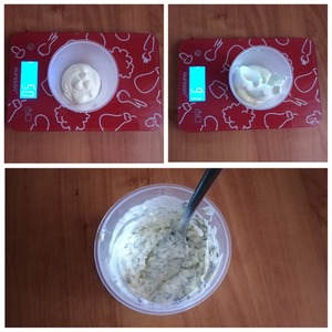 Кукурузная полента с рыбным рийетом