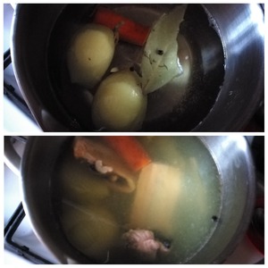 Кукурузная полента с рыбным рийетом