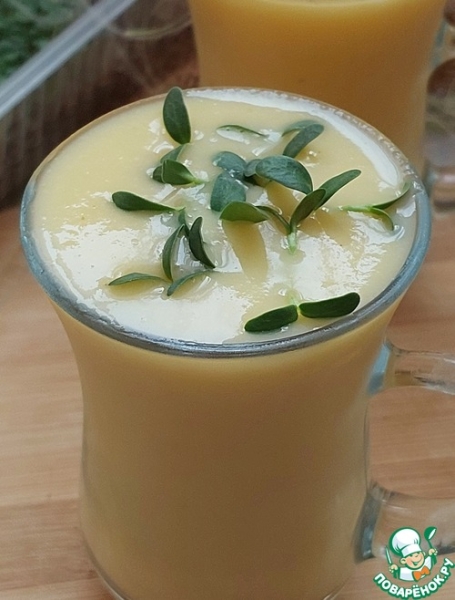 Кукурузно-капустный смузи с пажитником Кукурузно-капустный смузи с пажитником