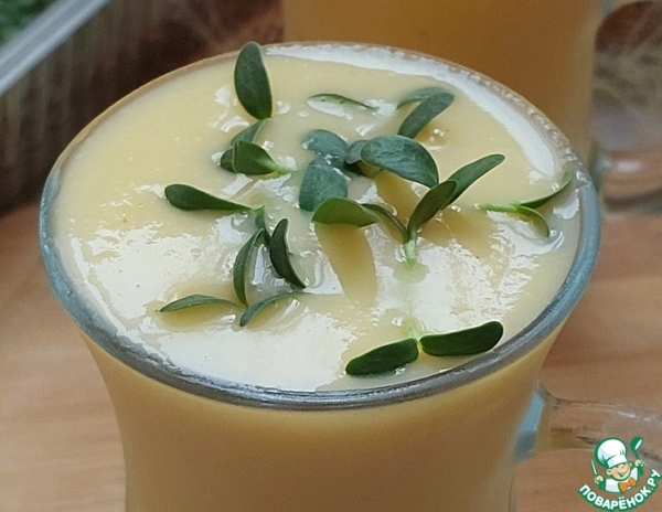 Кукурузно-капустный смузи с пажитником Кукурузно-капустный смузи с пажитником