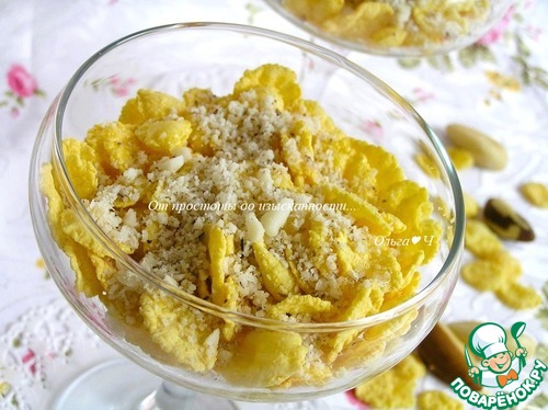 Кукурузные хлопья с орехами