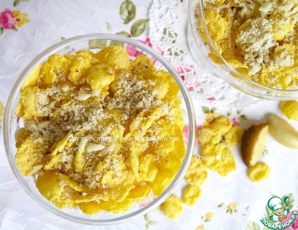 Кукурузные хлопья с орехами