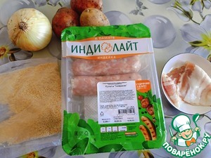 Кулеш с купатами и вялеными томатами Кулеш с купатами и вялеными томатами